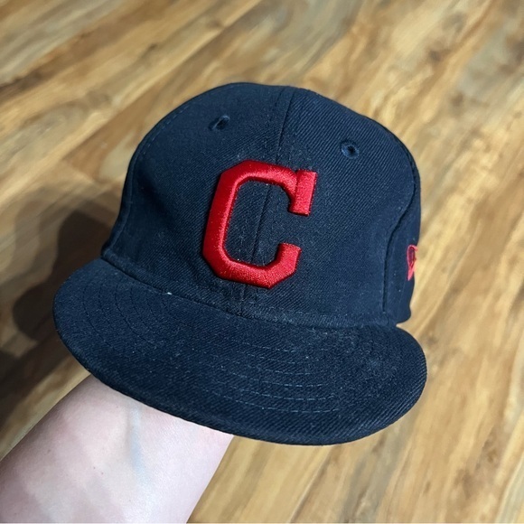 Cleveland Indians Guardians‎ Hat 59Fifty New Era Fitted Infant Cap 6 Blue - Picture 1 of 7
